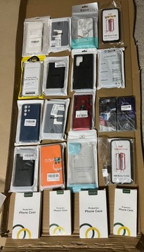 Коробка микс Amazon категории А 100 шт. Чехлы для телефонов, планшетов и ремешки для умных часов.
