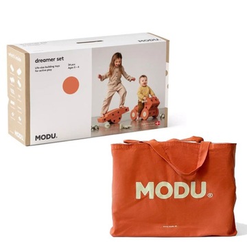MODU DREAMER SET KREATYWNE KLOCKI 12W1 ORANGE + TORBA TRANSPORTOWA GRATIS