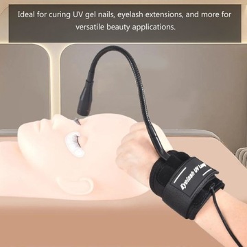 КОСМЕТИЧЕСКАЯ СВЕТОДИОДНАЯ УФ-ДУГОВАЯ НАСТОЛЬНАЯ ЛАМПА БЕЗТЕЧНАЯ ДЛЯ МАКИЯЖА РЕСНИЦ