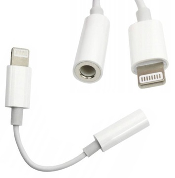 Adapter przejściówka słuchawek na jack do iPhone