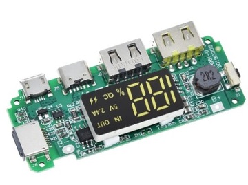 УНИВЕРСАЛЬНЫЙ модуль зарядки аккумулятора для аккумуляторов Li-Ion 18650 POWERBANK