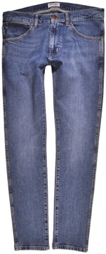 WRANGLER spodnie SKINNY low BLUE jeans BRYSON _ W31 L32