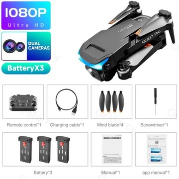 2023 HOT RG107 Pro Mini Drone 4K ESC с трехсторонним обходом препятствий
