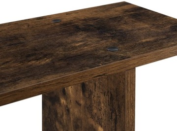 КНИЖНЫЙ ШКАФ 4 УРОВНЯ ПОЛКА В РУСТИК ВИНТАЖ 70 x 127 x 24 см LOFT КОРИЧНЕВЫЙ