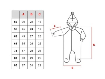 KOMBINEZON NIEMOWLĘCY wiosenny jesienny BAWEŁNA 74
