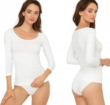 GATTA T-SHIRT PERFECT BEZSZWOWY BIAŁY XL