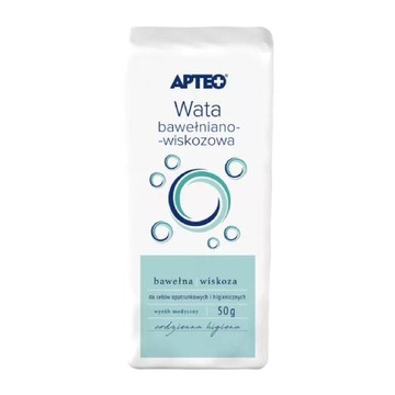 APTEO CARE Wata opatrunkowa bawełniano-wiskoz. 50g
