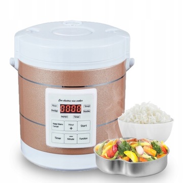 Multicooker samochodowy 12/24 V 1,6L