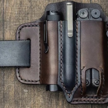 Черная уличная сумка для многофункционального инструмента-органайзера EDC