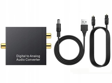 Оптический коаксиальный преобразователь Toslink RCA 2x CINCH 66