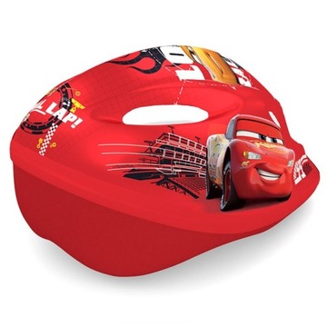 Kask rowerowy dziecięcy regulowany 52-56 cm - licencja CARS 3 (Auta)
