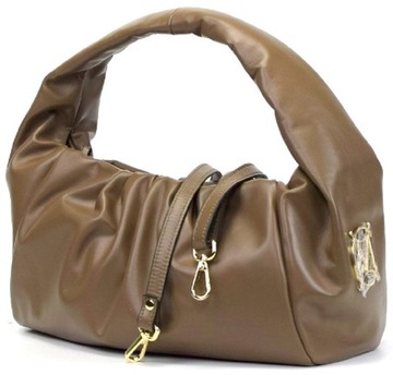 TOREBKA MASSIMO CONTTI SKÓRA NAT POUCH TAUPE 747B