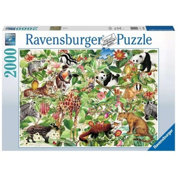 Ravensburger Puzzle 2000 elementów Dżungla