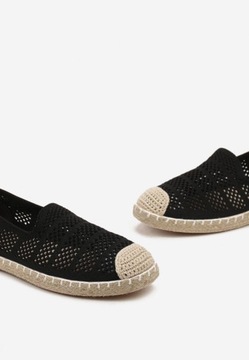 Renee Czarne Espadryle damskie 39