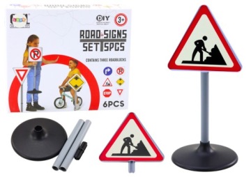 Великий Знак Попереджувальний Роботи Дорожні 70 см LEAN Toys Lean Toys