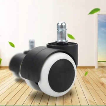 РЕЗИНОВЫЕ КОЛЕСА ДЛЯ ВРАЩАЮЩЕГОСЯ КРЕСЛА НЕ РИСУЮТ ПОЛ БЕЗ ЦАРАПИН 5 шт.