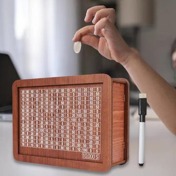 Копилка в стиле ретро со счетчиком. Экономия денег для детей 10000 евро.