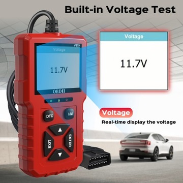 Диагностический инструмент сканера OBD2, считыватель кодов сканера OBDII/EOBD,