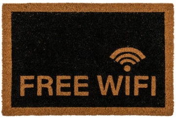 Wycieraczka FREE WiFi 40 x 60 cm kokosowa