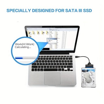 Кабель типа c — SATA7, 15-контактный, USB3.1 — SATA, последовательный порт, 6,35 см