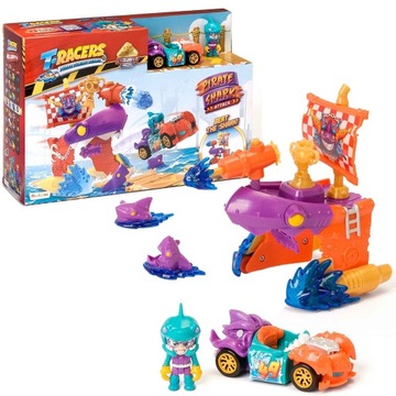 T-RACERS Zestaw PIRATE SHARK Attack Wtrzutnia Auto