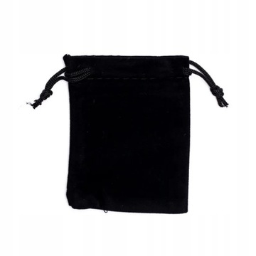 Aksamitna torebka prezentowa - Czarna XS