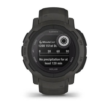 Графитовые умные часы GARMIN Instinct 2 с солнечной батареей