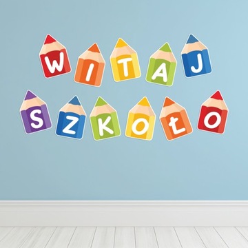 БОЛЬШАЯ БУКВА ДЛЯ ШКОЛЬНОГО УКРАШЕНИЯ — ЦВЕТНОЙ КАРАНДАШ: ДОБРО ПОЖАЛОВАТЬ В ШКОЛУ — Узнайте, как