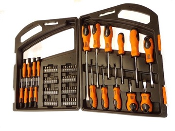 Набор отверток и бит 75 шт. KD10904 Чемодан ОТВЕРТОЧНЫЕ БИТЫ
