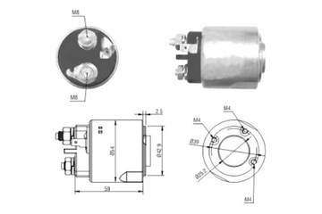 MEAT DORIA ELEKTROMAGNET STARTÉR 12V NISSAN KUBISTAR RENAULT CLIO