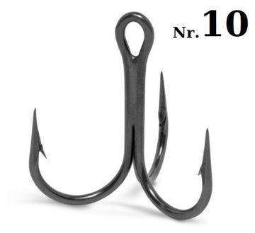 10 КРЮЧКОВ X-STRONG VMC 9651BN № 10 ДЛЯ ПРИМАНКИ