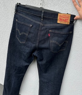 Levis 514 W34 L30 granatowe spodnie jeansowe Levi’s strauss