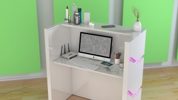 Стойка ресепшн R79 115x60см LED