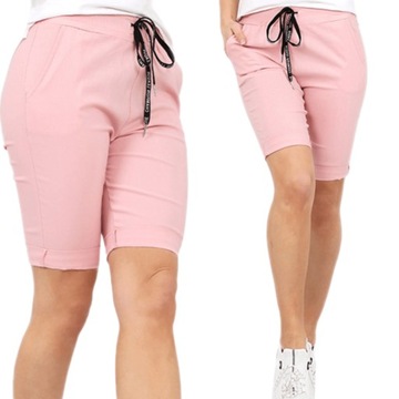 SPODENKI DAMSKIE KRÓTKIE SZORTY WYGODNE SPORT DRES KOBIECE 36 S PUD RÓŻOWE