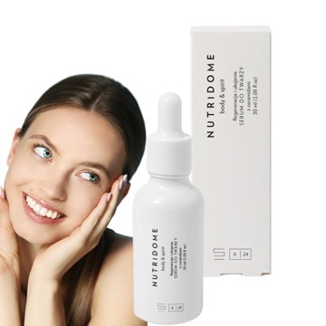 ODŻYWCZE wygładzające serum do TWARZY trądzikowej z ceramidami NUTRIDOME