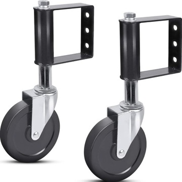 KÓŁKA KOŁA SPRĘŻYNOWE DO BRAMY BRAM MOCNE SOLIDNE 10CM 200KG ZESTAW X2