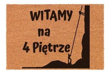 Wycieraczka Witamy na Piętrze 4 40x60 KOKOSOWA
