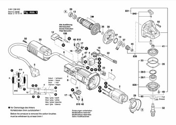 Переключатель шлифовальной машины BOSCH GWS9 GWS7 GWS750 GWS880