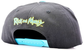 Czapka z prostym daszkiem męska Rick and Morty SNAPBACK 56-60cm czarna