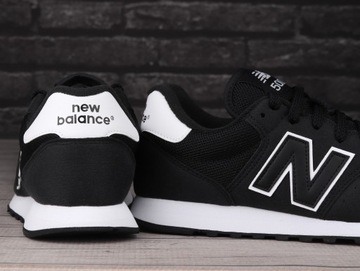 Buty sneakersy męskie sportowe New Balance GM500EB2 BLACK WHITE