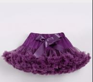 SPÓDNICZKA TUTU PETTISKIRT, ŚLIWKA, 3-4 LATA