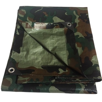 Plandeka moro kamuflaż 4 x 8 m camo super mocna 4x8