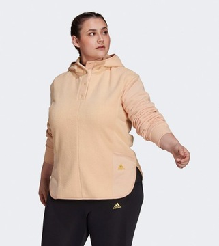 ADIDAS Sweatshirt Golden Logo Sherpa H11336