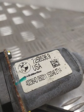 BMW F25 ZVEDÁK OKNO DVEŘE ZADNÍ PRAVÝ 7258536