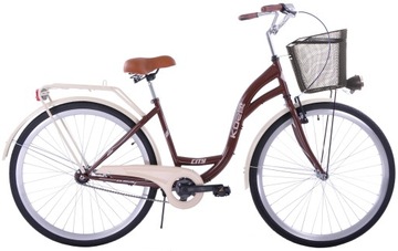 ROWER MIEJSKI 28 DAMSKI DAMKA KOZBIKE K54 z koszem