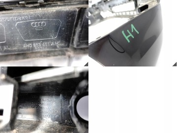 AUDI A8 4H0 4HL D4 FACELIFT 13-17 MASKA NÁRAZNÍK PŘEDNÍ DEMONTÁŽ BARVA LY9T