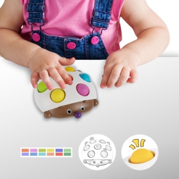 СЕНСОРНАЯ ИГРУШКА РАЗНОЦВЕТНЫЙ ЕЖИК POP IT АНТИСТРЕССОВАЯ АКТИВНОСТЬ