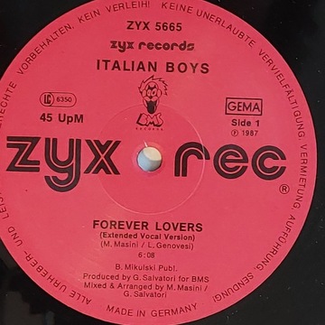ITALIAN BOYS – FOREVER LOVERS – MAXI TOP ITALO DISCO HITS