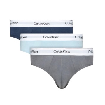 -18% CALVIN KLEIN SLIPY MĘSKIE 3-PACK HIP BRIEF M