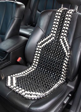 КОВРИК ДЛЯ СИДЕНИЙ, ЧЕРНЫЙ И БЕЛЫЙ